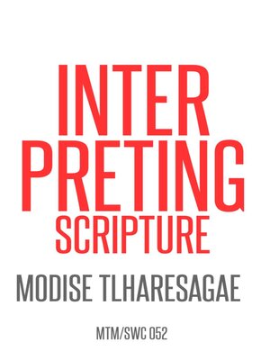 cover image of Interpreting Scripture